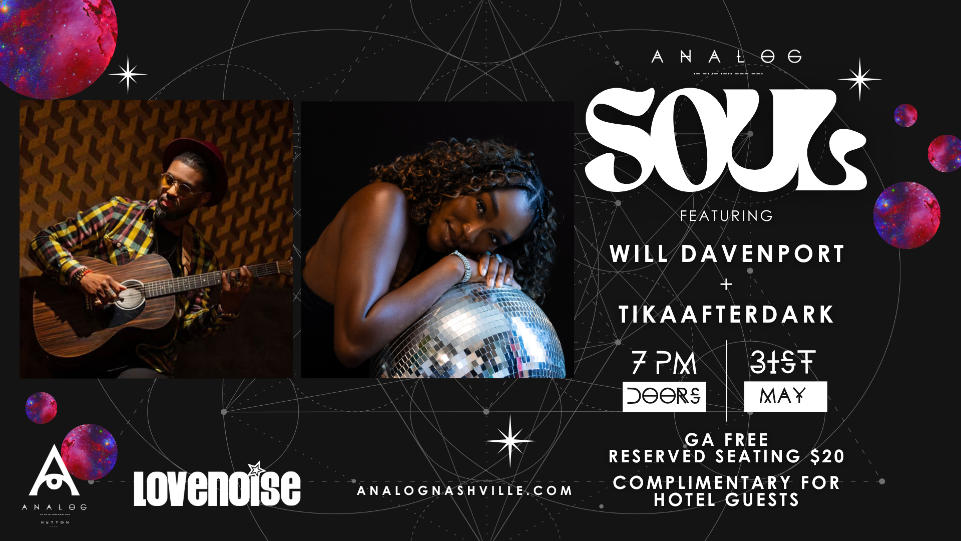Analog Soul Featuring Will Davenport & TIKAAFTERDARK