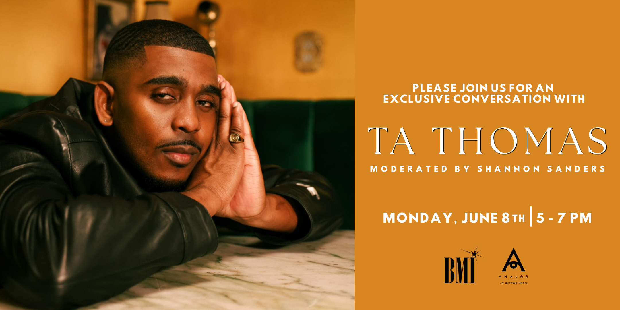 BMI + Analog Present an Exclusive Conversation with TA Thomas